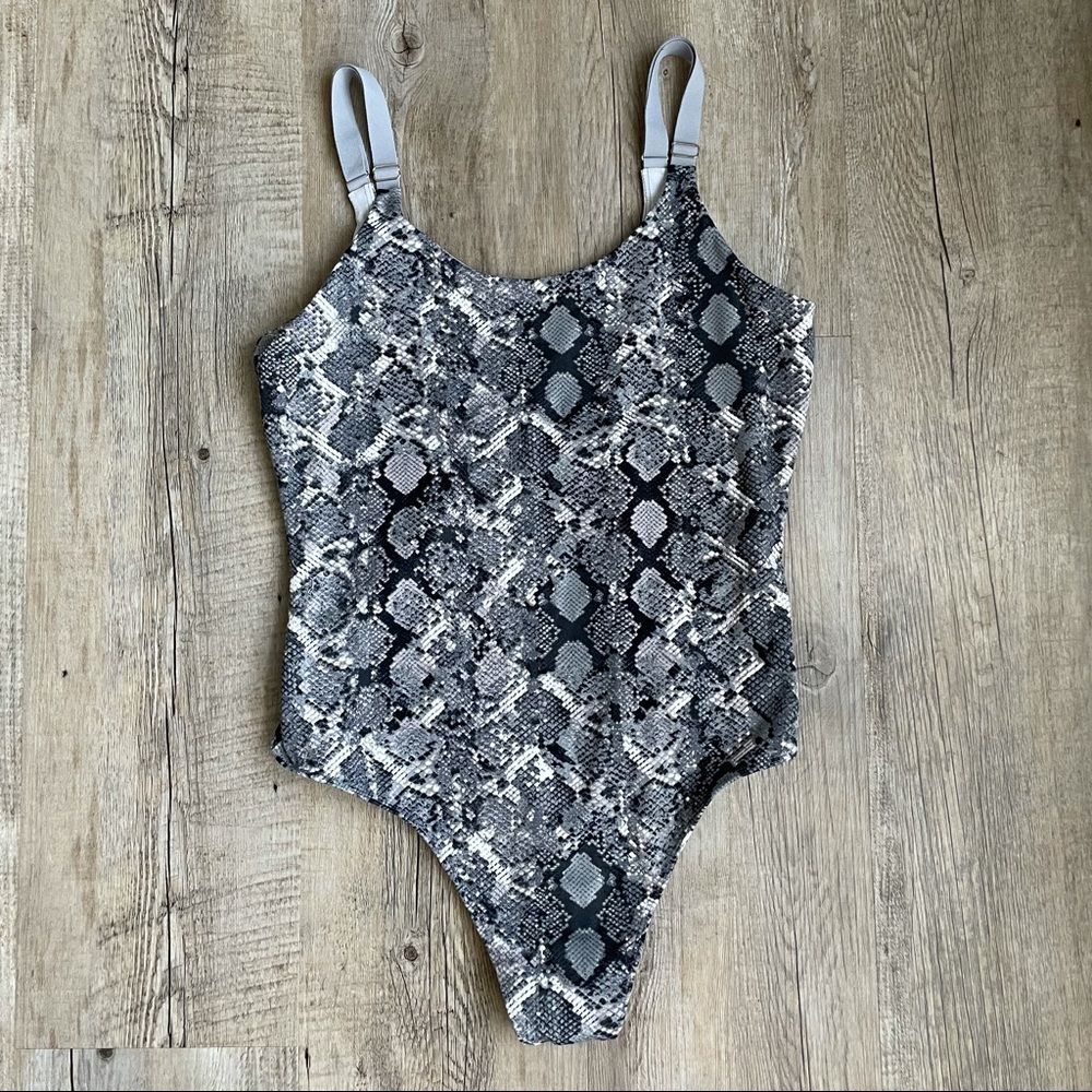 Victoria Secret Sport Snakeskin Bodysuit